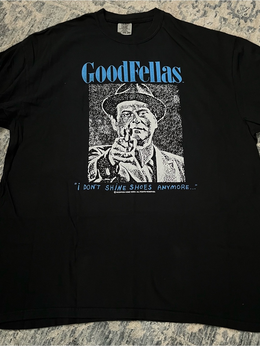 Comfort Colors GoodFellas Black Graphic Tee Men's Women's Unisex 2XL NWOT